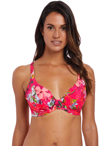 Fantasie Womens Anguilla Underwire Plunge Bikini Top