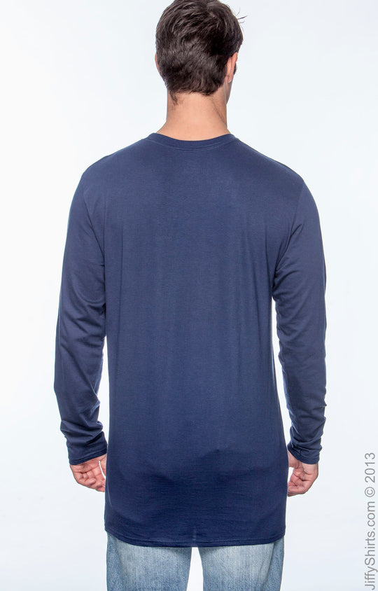 Hanes TAGLESS Nano-T Men's Long-Sleeve Tee