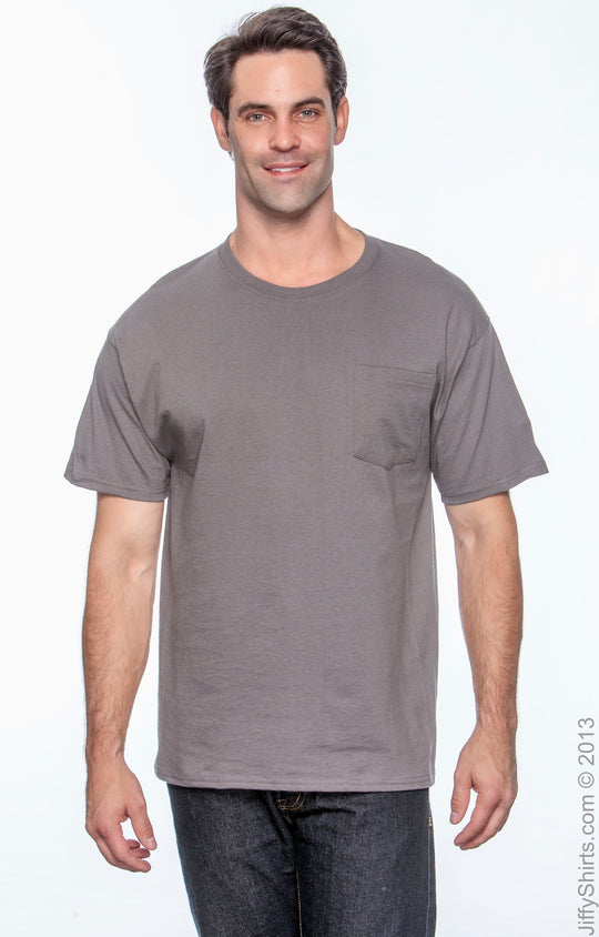 Hanes TAGLESS Pocket T-Shirt