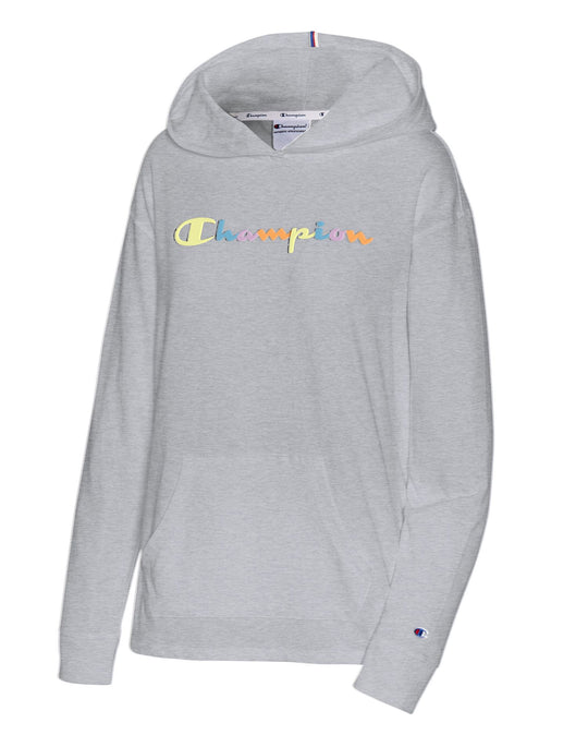 Champion Womens Heavyweight Jersey Pullover Hoodie