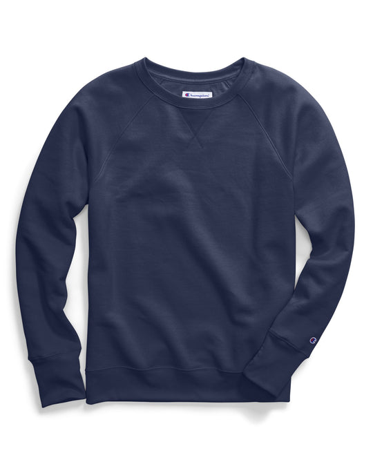 Champion Womens Plus Powerblend Fleece Crew