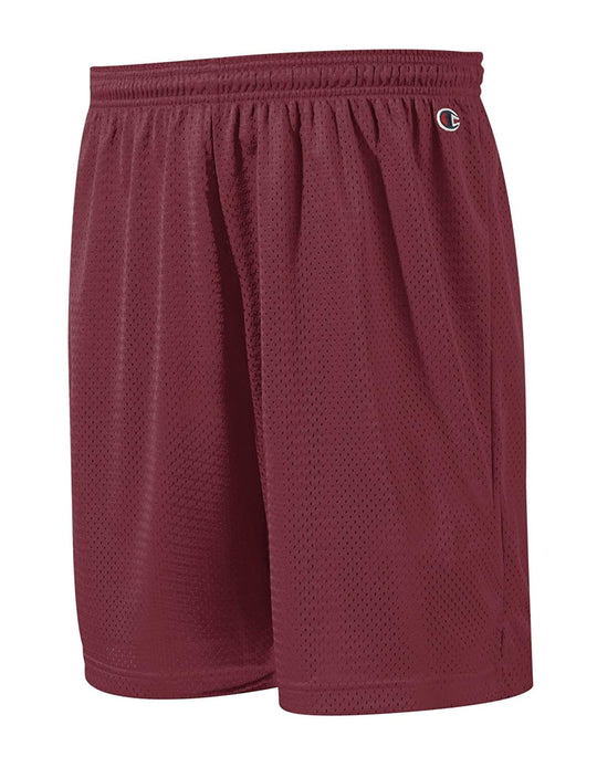 Champion Mens Pocketless Mesh 9 Shorts