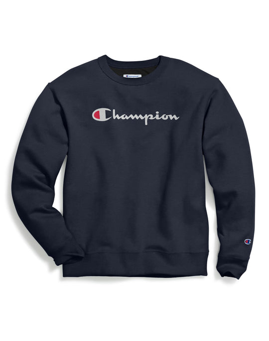 Champion Mens Powerblend Fleece Crew