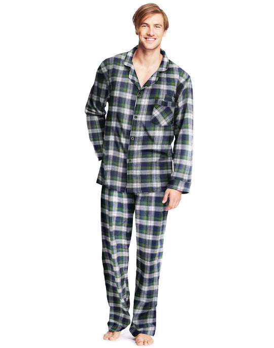 Hanes Men`s Flannel Pajamas