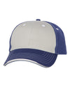 Sportsman Tri-Color Cap, One Size, White/Black