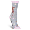 K. Bell Womens Yorkie Crew Socks