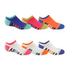 Fruit of the Loom Girls 6 Pair Everyday Active No Show Socks with Arch Support
