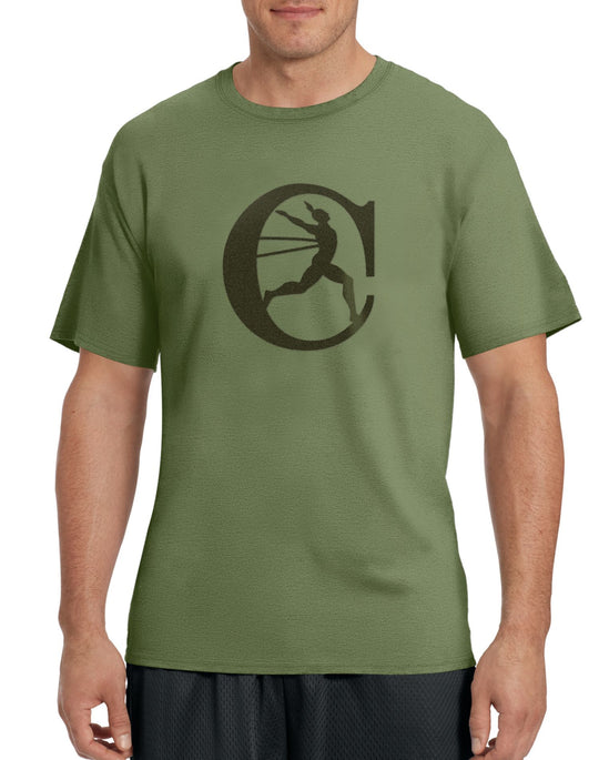 Champion Men`s Cotton-Rich Graphic T Shirt