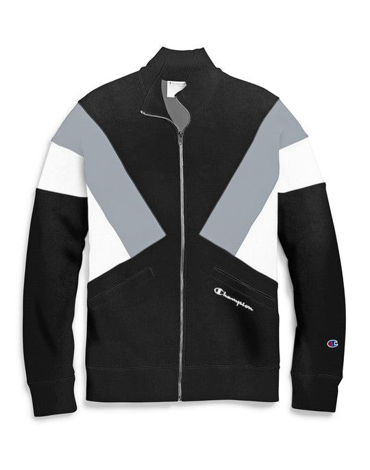 Champion Life Mens Reverse Weave Colorblock Track Jacket