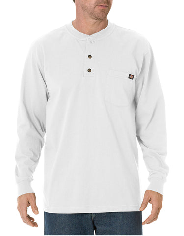 Dickies Mens Long Sleeve Heavyweight Henley Shirt