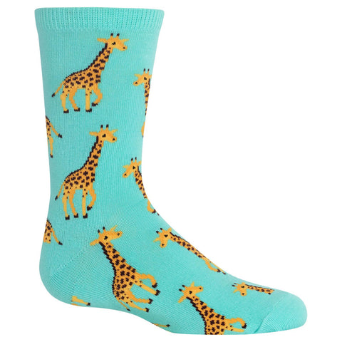 Hot Sox Kids Giraffe Crew Socks