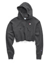 Champion Life Womens Reverse Weave Cropped Cut Off Pullover Hoodie