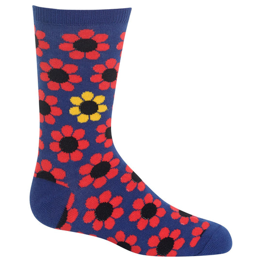 Hot Sox Kids Daisy Crew Socks