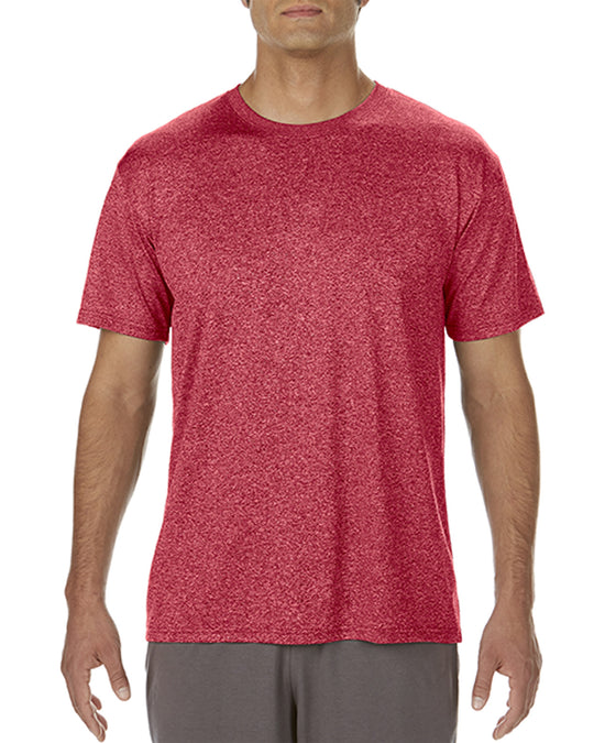 Gildan Mens Performance Core T-Shirt, S, Sport Dark Maroon