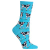 Hot Sox Womens Cows Crew Socks