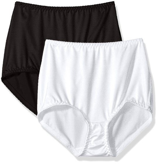 Vassarette Womens Undershapers 2 Pack Light Control Brief