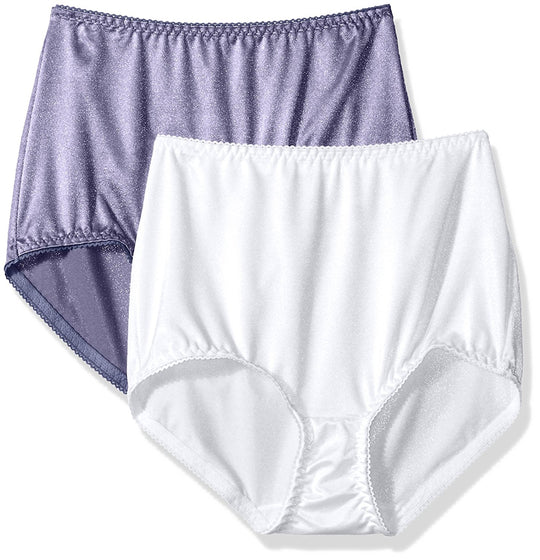 Vassarette Womens Undershapers 2 Pack Light Control Brief