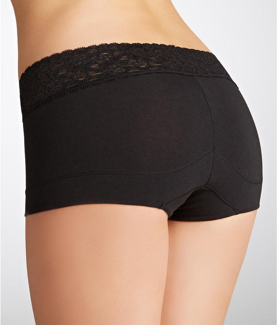 Maidenform Women`s Cotton Dream Boyshort with Lace