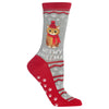 Hot Sox Womens Meowy Christmas Crew Socks