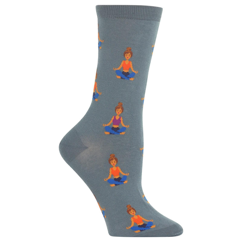 Hot Sox Womens Meditation Crew Socks