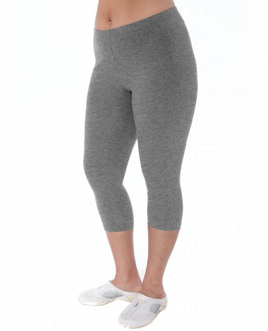 Danskin Women's Plus Essential Cotton Blend Capri Legging