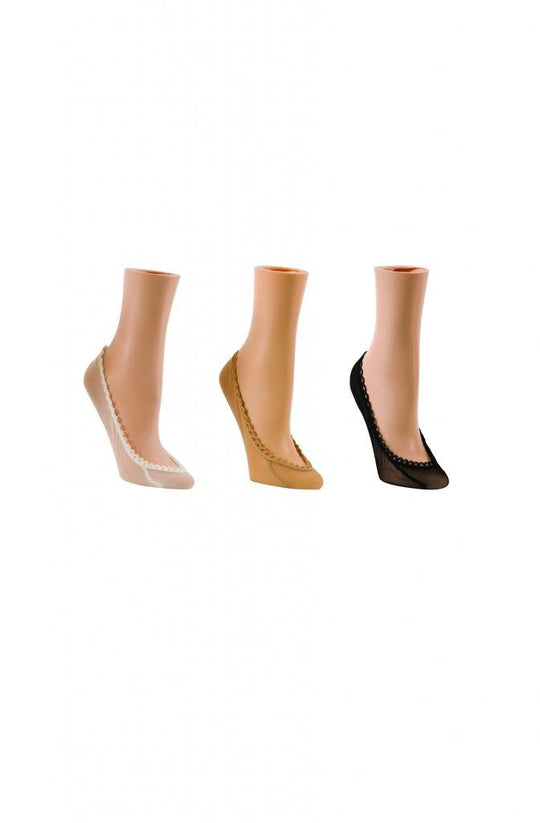 MeMoi Women`s Mesh Liner Socks