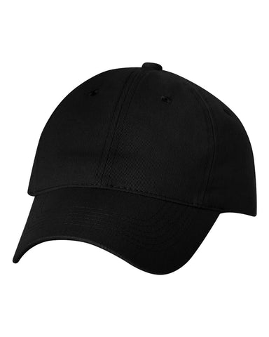 Sportsman Heavy Brushed Twill Unstructured Cap, Adjustable, White