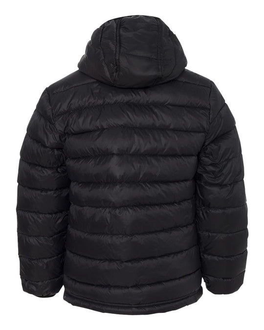 Weatherproof Youth 32 Degrees Packable Hooded Down Jacket 15600Y, S, Black