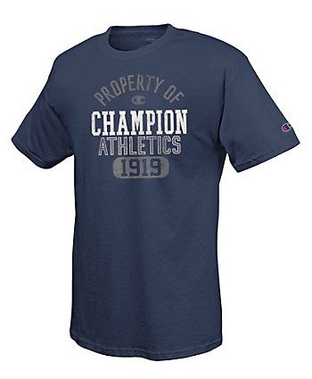Champion 100% Cotton Men's T Shirt with 1919 Heritage Graphic