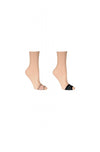 MeMoi Women`s Sheer Open Toe Liner