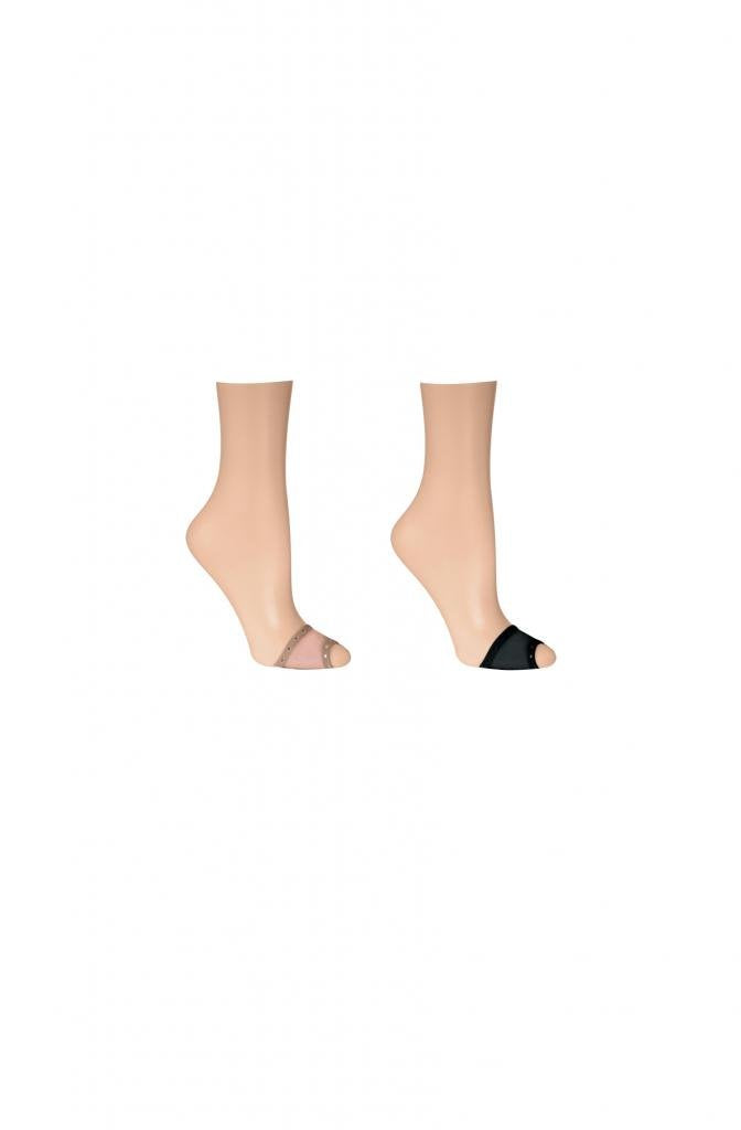 MeMoi Women`s Sheer Open Toe Liner