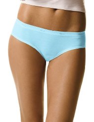 Hanes Women's No Ride Up 100% Cotton Hipsters 3-Pack