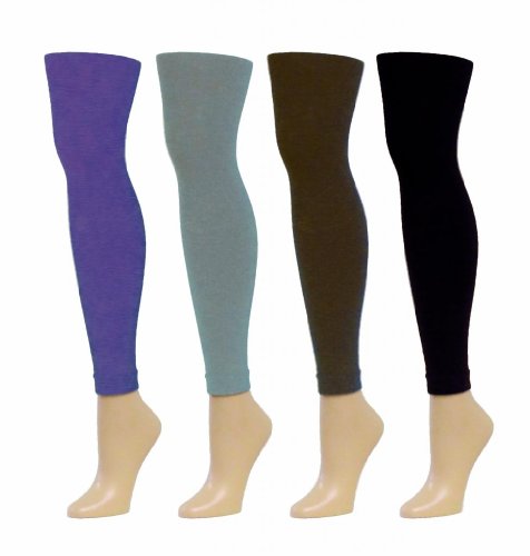 MeMoi Women`s Winter Fleece Footless Tights