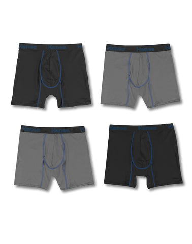 Hanes Mens Comfort Flex Fit Breathable Mesh Boxer Briefs 4-Pack