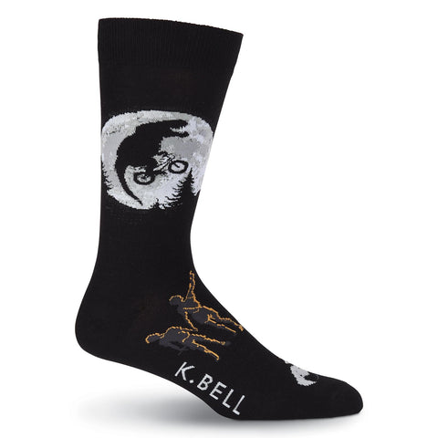 K. Bell Mens Tex-Rex Ride Crew Socks