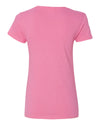 Gildan Ladies Heavy Cotton V-Neck T-Shirt, XL, Purple