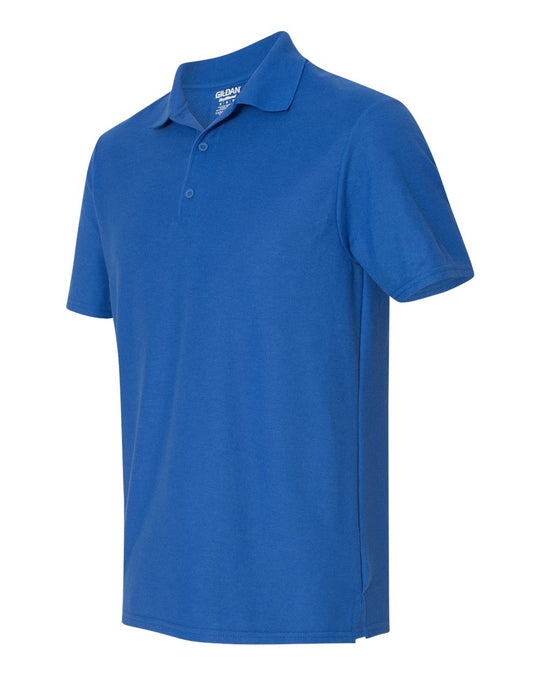 Gildan Mens DryBlend Double Piqué Sport Shirt, XL, Navy