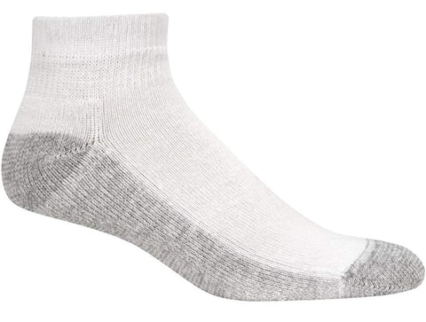 Fruit Of The Loom Mens Cushioned Big and Tall Solid Ankle Socks 6 Pair
