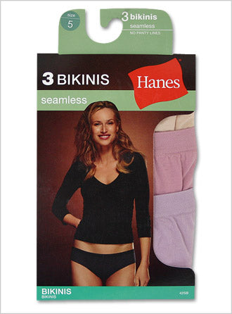 Hanes Body Creations Seamless Bikini Panty 3 Pack