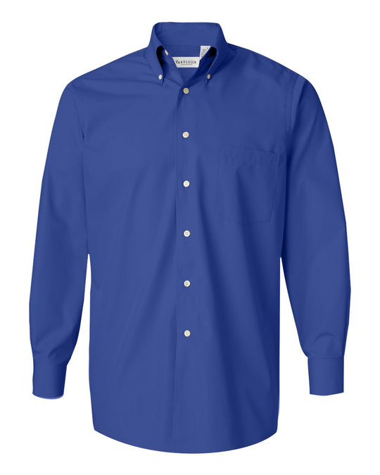 Van Heusen Mens Silky Poplin Shirt