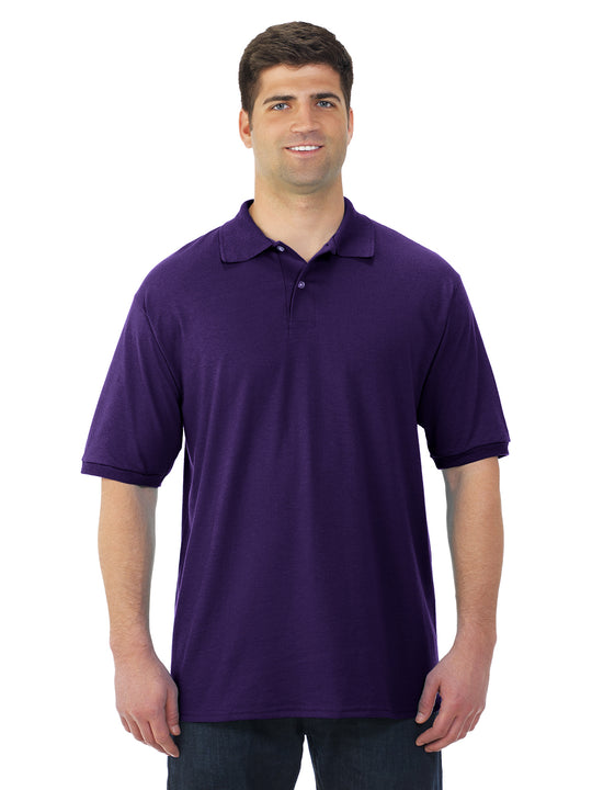 Jerzees Mens SpotShield Short Sleeve Jersey Sport Shirt