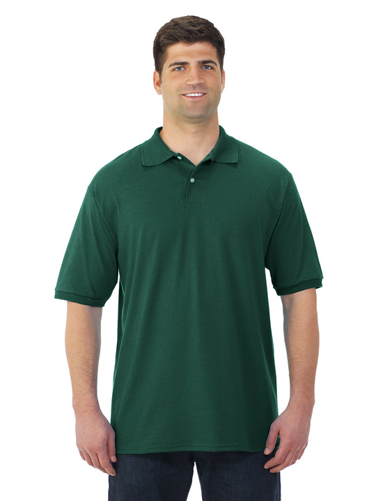 Jerzees Mens SpotShield Short Sleeve Jersey Sport Shirt