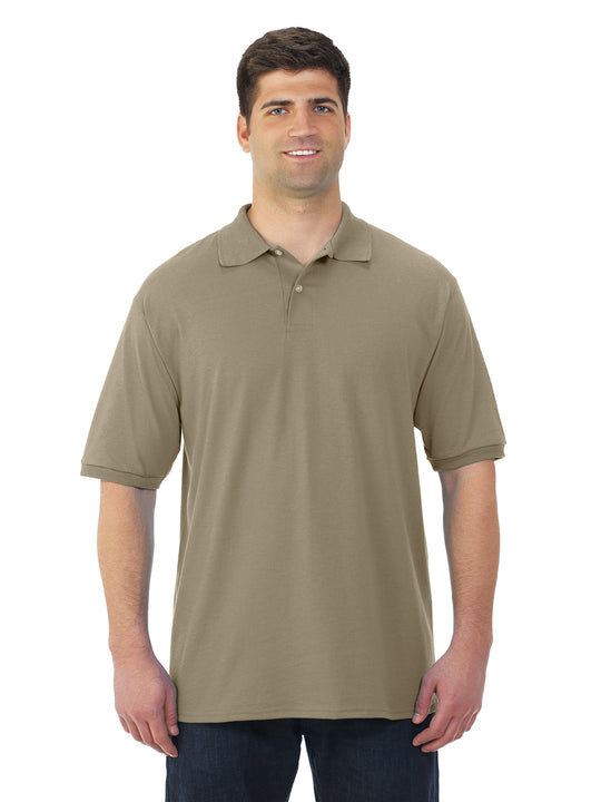 Jerzees Mens SpotShield Short Sleeve Jersey Sport Shirt
