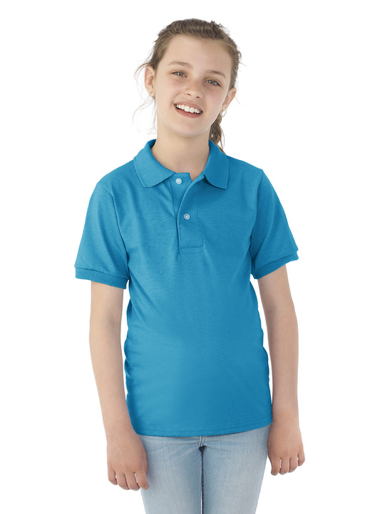 Jerzees Youth SpotShield Short Sleeve Jersey Sport Shirt