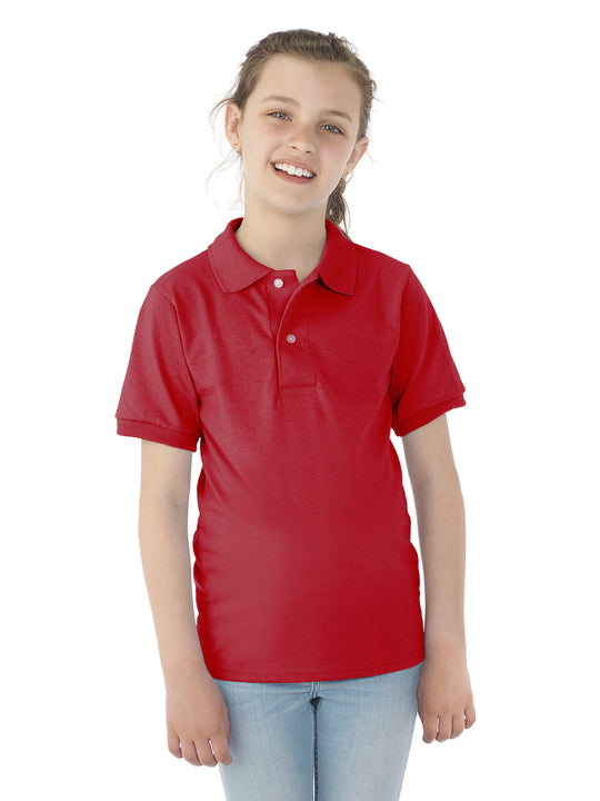 Jerzees Youth SpotShield Short Sleeve Jersey Sport Shirt