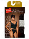 Hanes Women's Body Creations Microfiber Hi-Cut 3 Pack