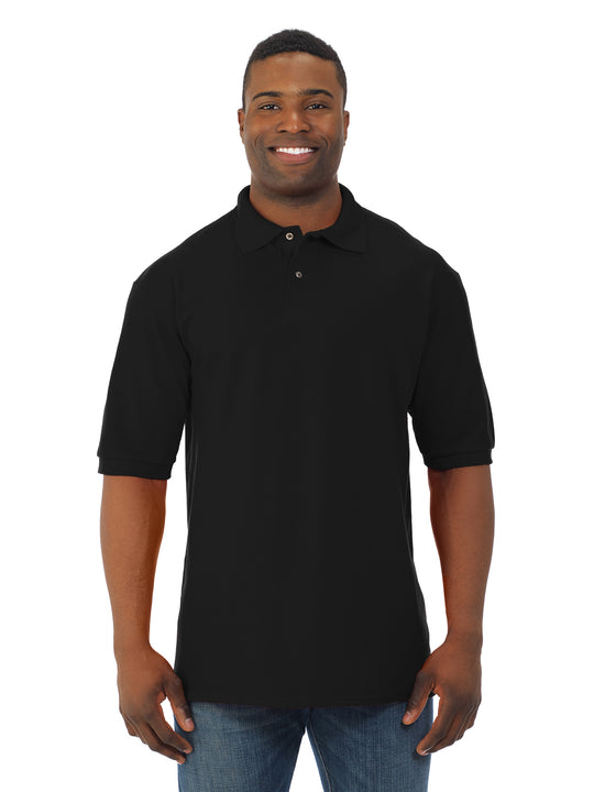 Jerzees Mens Ring-Spun Cotton Pique Short Sleeve Sport Shirt