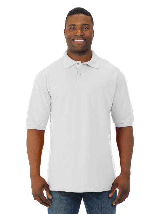 Jerzees Mens Ring-Spun Cotton Pique Short Sleeve Sport Shirt