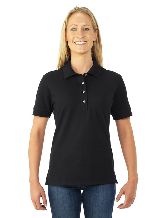 Jerzees Womens Ring-Spun Cotton Pique Short Sleeve Sport Shirt