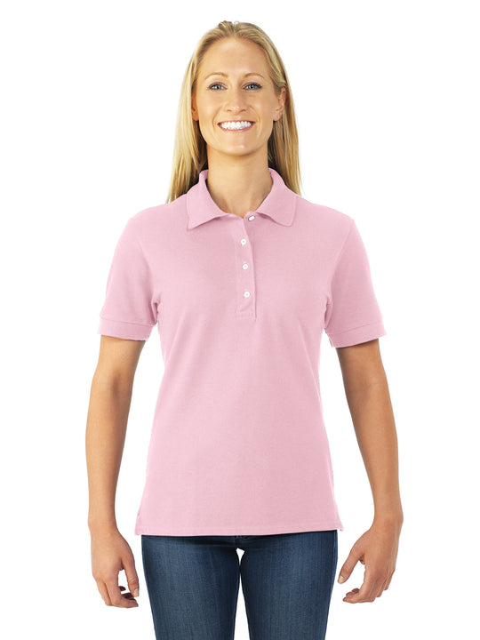 Jerzees Womens Ring-Spun Cotton Pique Short Sleeve Sport Shirt